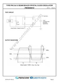 FM3900001Z Datasheet Page 4