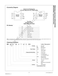 FM93C46ALM8 Datasheet Page 2