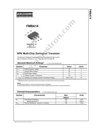 FMBA14 Datasheet Page 2