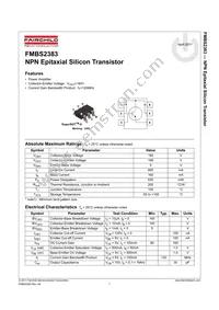 FMBS2383 Datasheet Page 2