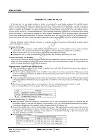 FMCA-22065 Datasheet Page 4
