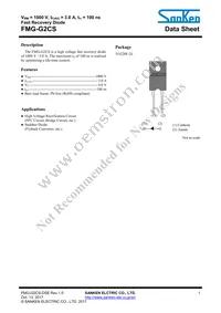 FMG-G2CS Datasheet Cover