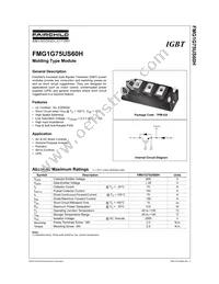 FMG1G75US60H Datasheet Cover