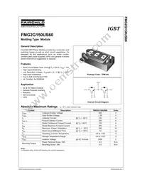 FMG2G150US60 Datasheet Cover