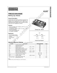 FMG2G300US60E Datasheet Cover