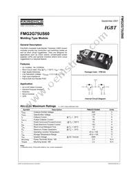 FMG2G75US60 Datasheet Cover