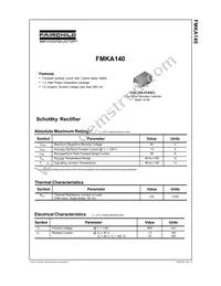 FMKA140 Datasheet Page 2