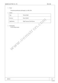 FML-24S Datasheet Cover