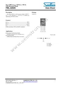 FML-4202S Datasheet Cover