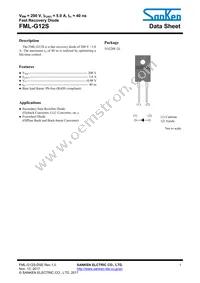 FML-G12S Datasheet Cover