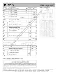 FMM110-015X2F Datasheet Page 2