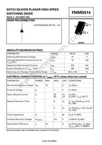 FMMD914TA Datasheet Cover