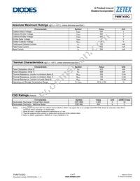 FMMT459QTA Datasheet Page 2
