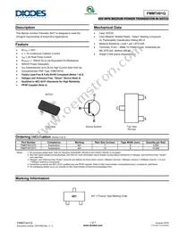 FMMT491QTA Datasheet Cover