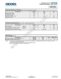 FMMT560QTA Datasheet Page 2