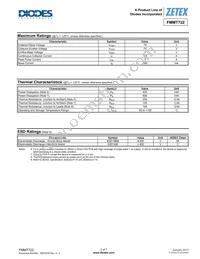 FMMT722TC Datasheet Page 2