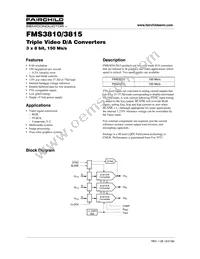 FMS3810KRCT Datasheet Cover