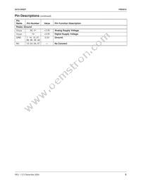 FMS3818KRC Datasheet Page 5