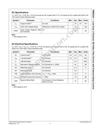 FMS6243MTC14 Datasheet Page 4