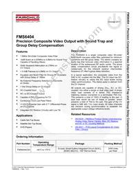 FMS6404CSX Datasheet Page 2