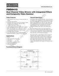 FMS6410CSX Datasheet Cover