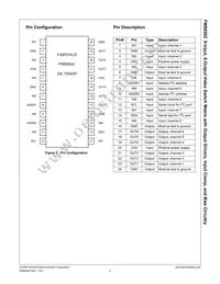 FMS6502MTC24 Datasheet Page 3