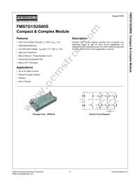 FMS7G15US60S Datasheet Cover