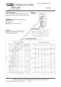 FMW-2206 Datasheet Cover