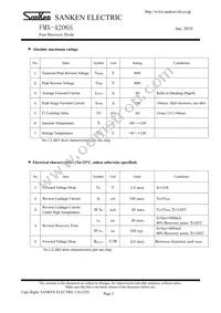 FMX-4206S Datasheet Page 3