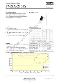 FMXA-2153S Datasheet Cover