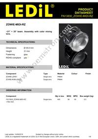 FN13830_ZOWIE-MIDI-RZ Datasheet Cover