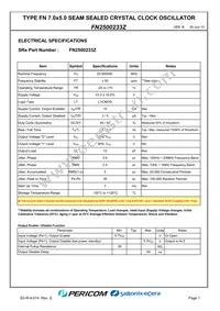 FN2500233Z Datasheet Page 3