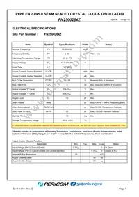 FN2500264Z Datasheet Page 3