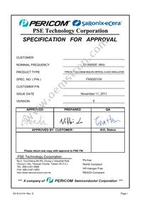 FN5000109 Datasheet Cover