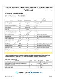 FNA000088Z Datasheet Page 3