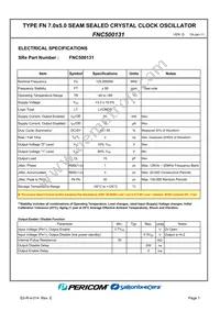 FNC500131 Datasheet Page 3