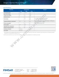 FOA-M1100MB-ESC1C-AA001 Datasheet Page 2