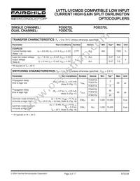 FOD270L Datasheet Page 3