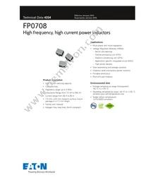 FP0708R1-R20-R Datasheet Cover