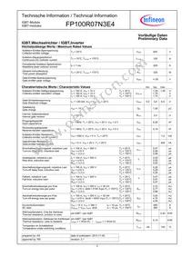 FP100R07N3E4BOSA1 Datasheet Page 2