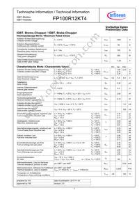 FP100R12KT4BOSA1 Datasheet Page 3