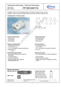 FP10R12W1T4BOMA1 Datasheet Cover