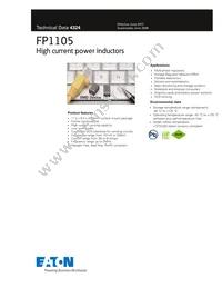 FP1105R1-R22-R Datasheet Cover