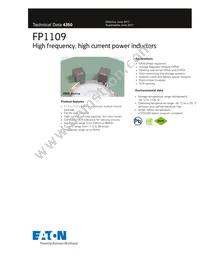 FP1109-1R0-R Datasheet Cover