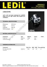 FP11126_LISA2-O-PIN Datasheet Cover