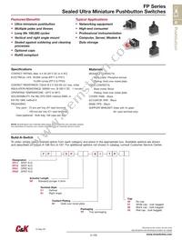 FP11SPC1B1TP01 Datasheet Cover