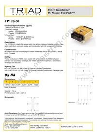 FP120-50 Datasheet Cover