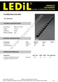 FP14998_FLORENTINA-HLD-WW Datasheet Cover