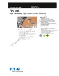 FP1505R1-R40-R Datasheet Cover