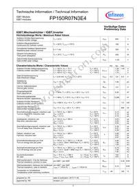 FP150R07N3E4BOSA1 Datasheet Page 2